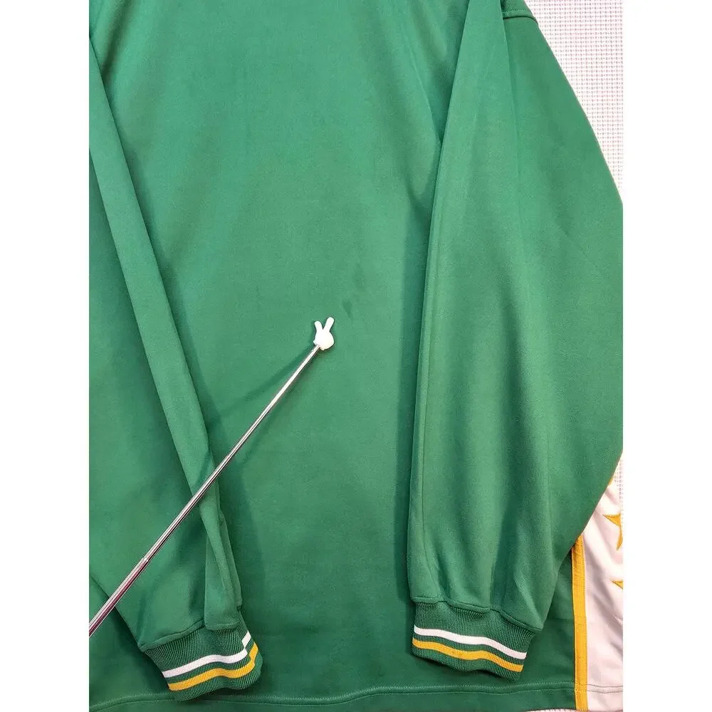 Sport 4 Mens Boston Celtics Jacket 2XL Green Warm Up Basketball NBA Streetwear
